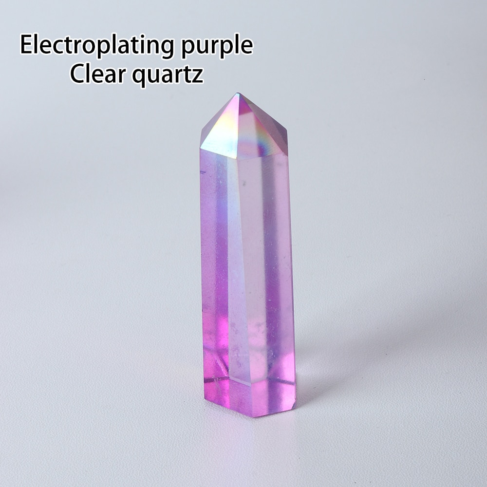 Electroplated purple