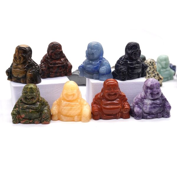 , Gemstone Buddha Figurines
