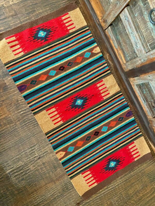 , Multi Colored Aztec Floor Rug