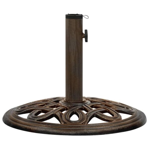 umbrella base, Umbrella Base Bronze 15.7″x15.7″x12.6″ Cast Iron – Sturdy and Stylish Outdoor Umbrella Stand