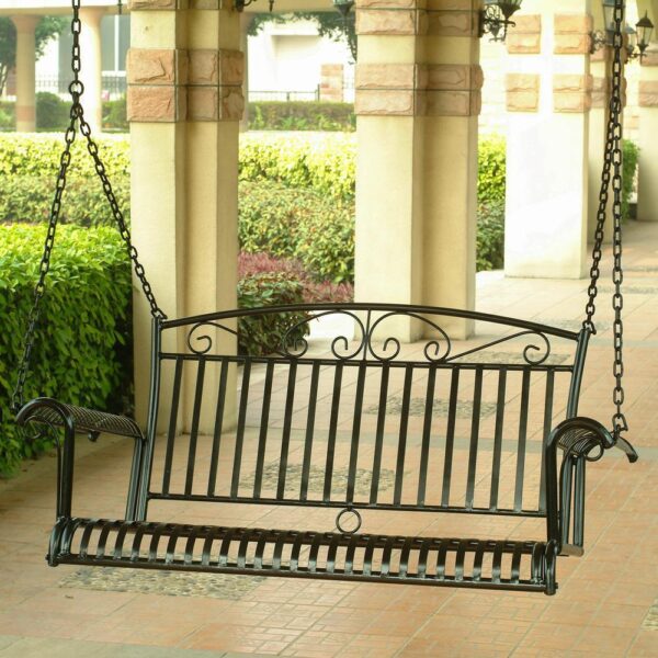 , Iron Tropico Swing – Durable Outdoor Swing with Elegant Design