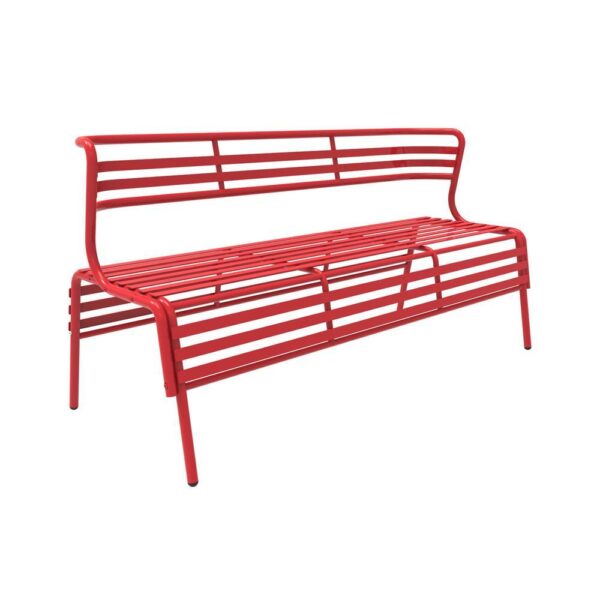 , CoGo Steel Bench – Sturdy Outdoor and Indoor Seating
