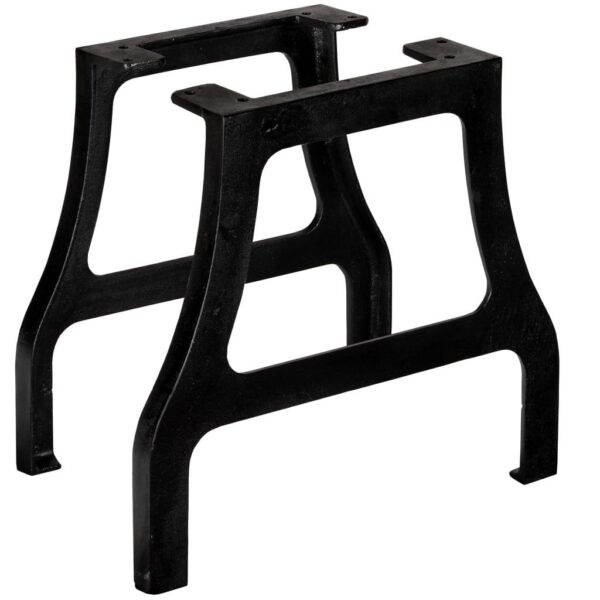 , Coffee Table Legs 2 pcs A-Frame Cast Iron – Industrial Style | Easy Assembly