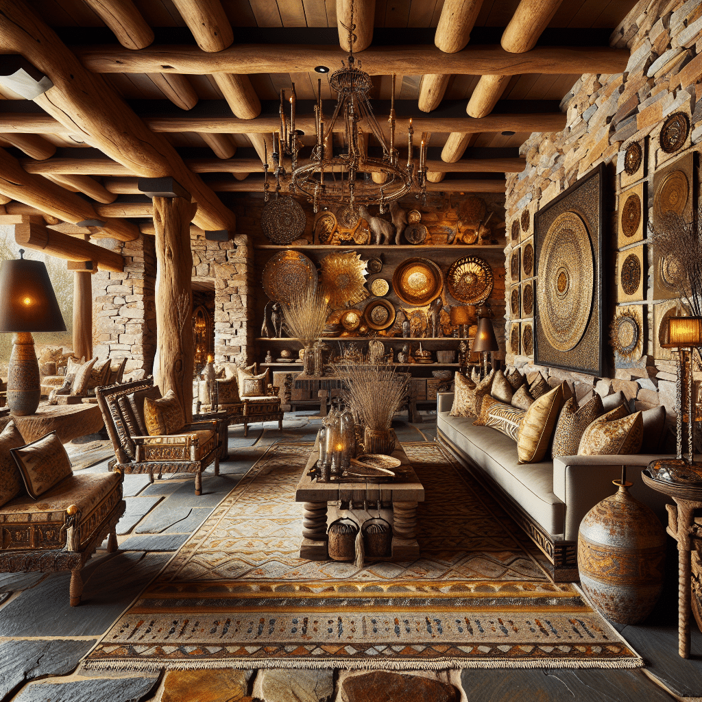 , Luxury Meets Rusticity: Gold and Silver in Southwestern Interior Design