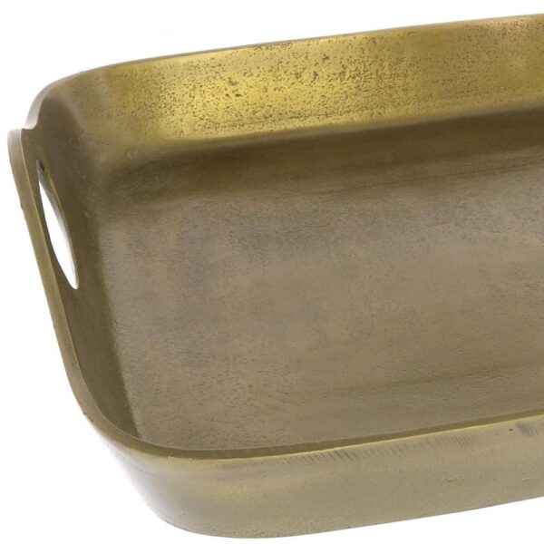 , Jumbo Gold Cast Iron Serving Tray – Elegant and Versatile | Perfect for Dinner Parties