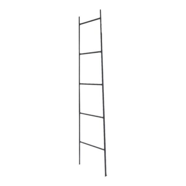 , Industrial-Chic Iron Ladder for Towels, Throws, and Decor