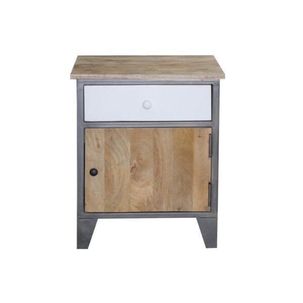 , Nightstand, Natural/Iron – Trendy and Functional Furniture for Any Design Direction