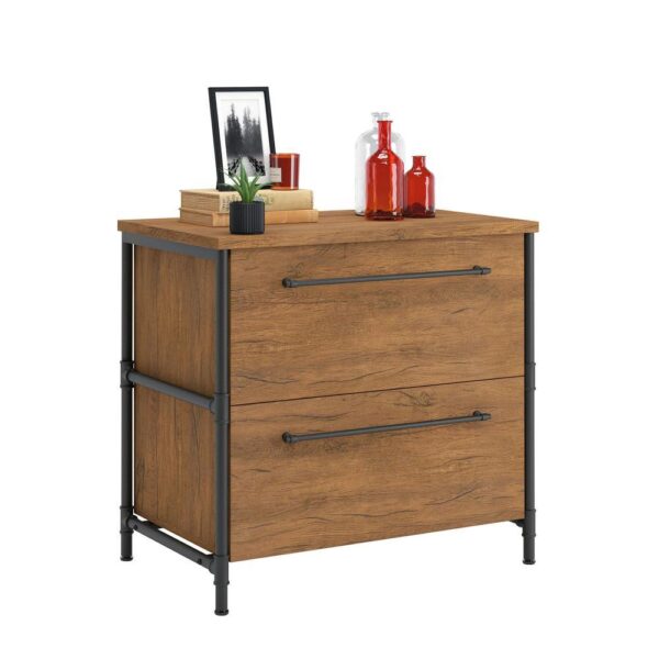 , Iron City Lateral File Co – Industrial-Inspired 2 Drawer File Cabinet