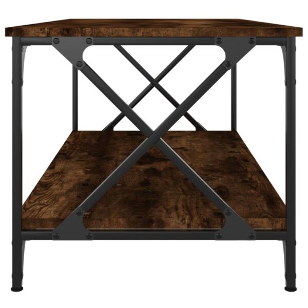 , Coffee Table Smoked Oak 39.4″x19.7″x17.7″ – Elegant and Sturdy