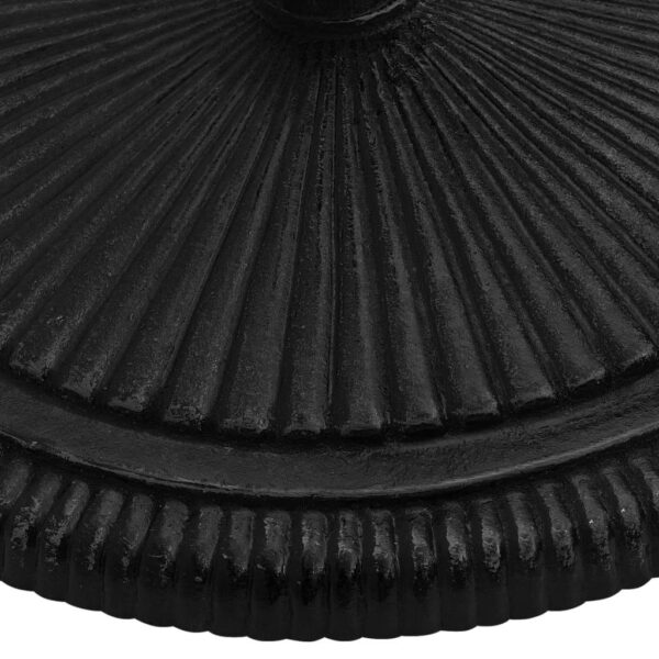 , Umbrella Base – Black, Cast Iron, 17.7″x17.7″x11.8″ – Sturdy and Stylish