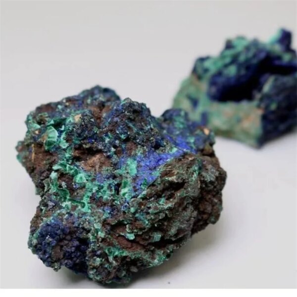 keyword: Azurite Malachite Geode, Natural Azurite Malachite Geode Cluster