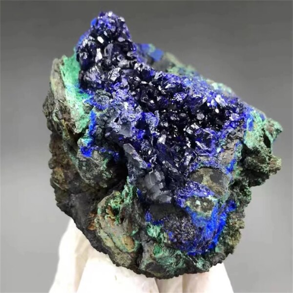 keyword: Azurite Malachite Geode, Natural Azurite Malachite Geode Cluster