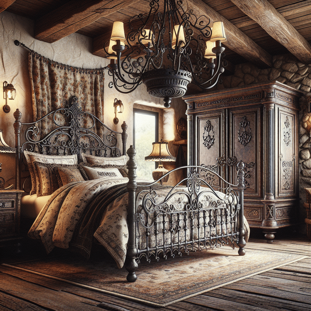 Iron Bedroom Furniture, and the rustic bedroom look