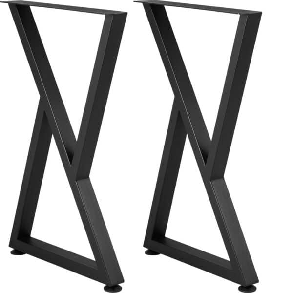 , Metal Table Legs – Heavy Duty Z Shape Desk and Bench Legs