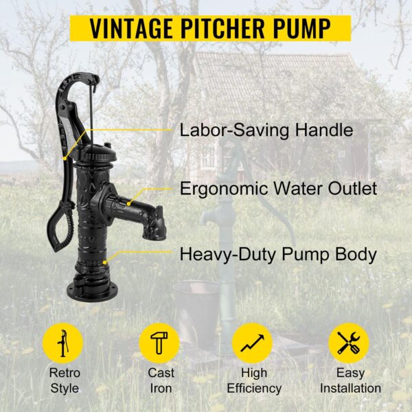 keyword: VEVOR Antique Hand Water Pump, Antique Hand Water Pump