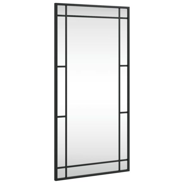 , Wall Mirror Black 15.7″x31.5″ Rectangle Iron – Stylish and Functional Home Decor