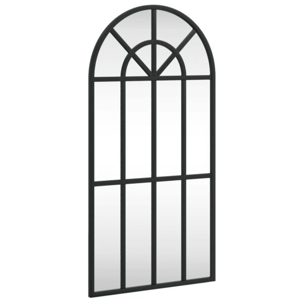 , Wall Mirror Black 11.8″x23.6″ Arch Iron – Minimalistic Aesthetic for Your Home Decor