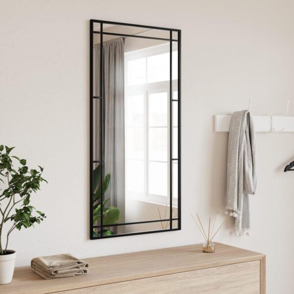 , Wall Mirror Black – Minimalistic Home Decor