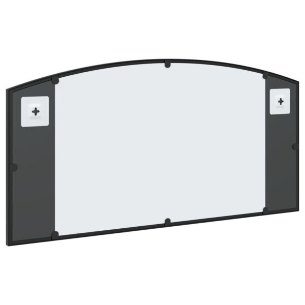 , Wall Mirror Black 31.5″x15.7″ Arch Iron – Sleek and Stylish Home Decor