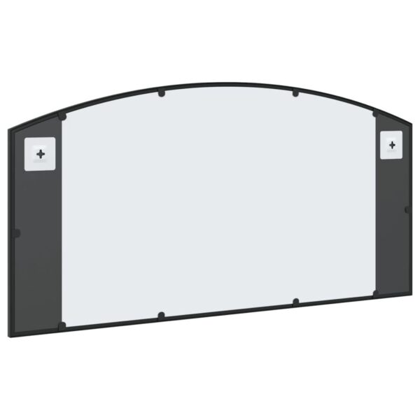 , Wall Mirror Black 39.4″x19.7″ Arch Iron – Minimalistic Aesthetic for Your Home Decor