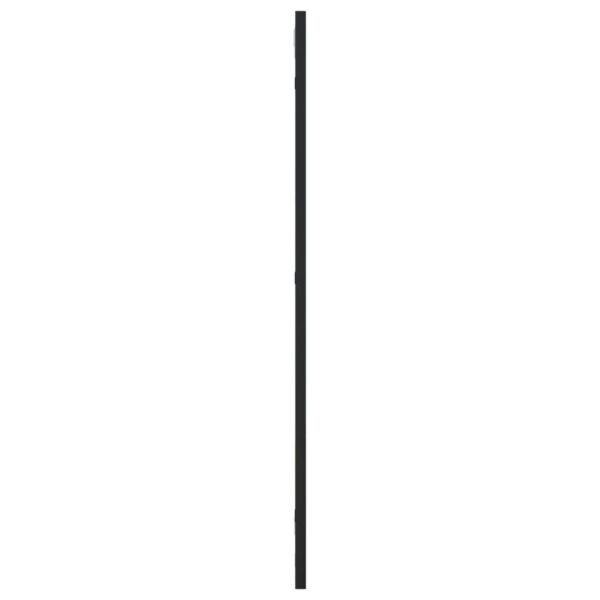 , Wall Mirror Black 11.8″x31.5″ Rectangle Iron – Minimalistic Aesthetic | Clear Image | Durable Material