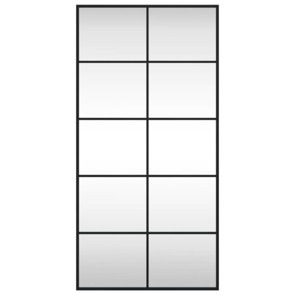 , Wall Mirror Black 19.7″x39.4″ Rectangle Iron – Minimalistic Aesthetic for Your Home Decor