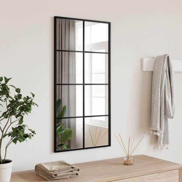 , Wall Mirror Black – Minimalistic Design, Durable Material