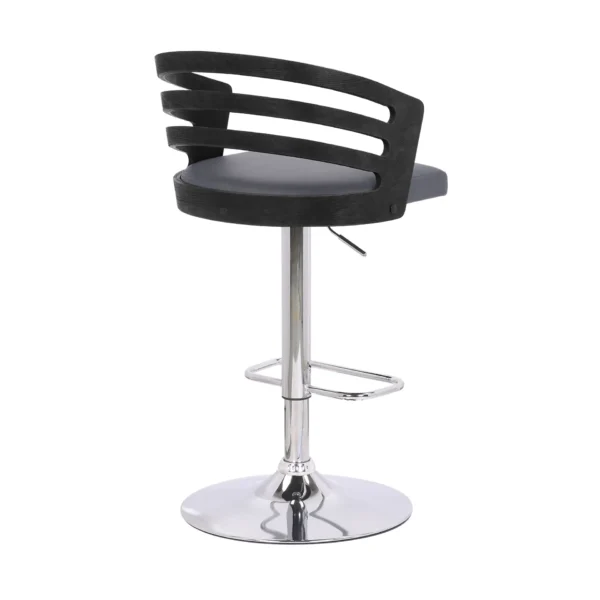 keyword: bar chair, 25&#8243; Gray Swivel Bar Chair