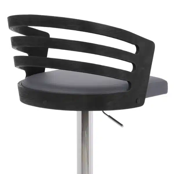 keyword: bar chair, 25&#8243; Gray Swivel Bar Chair