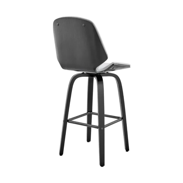 keyword: Swivel Counter Height Bar Chair, 26&#8243; Gray And Black Iron Swivel Counter Height Bar Chair