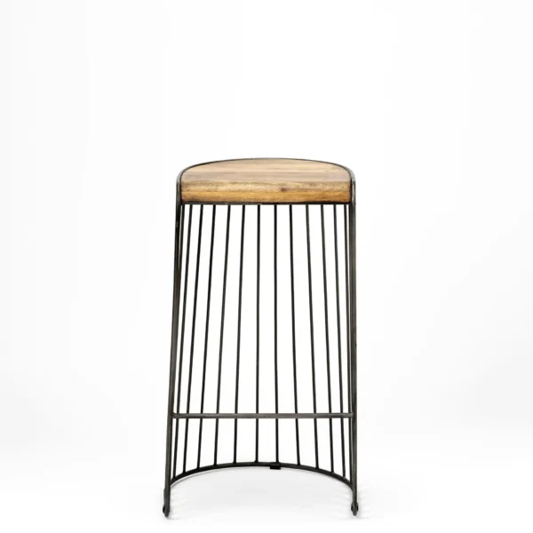 keyword: Backless Bar Chair, 29&#8243; Light Brown Iron Backless Bar Chair