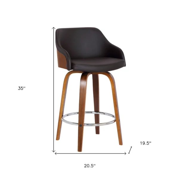 keyword: Brown Iron Swivel Low Back Counter Height Bar Chair, 26&#8243; Brown Iron Swivel Low Back Counter Height Bar Chair
