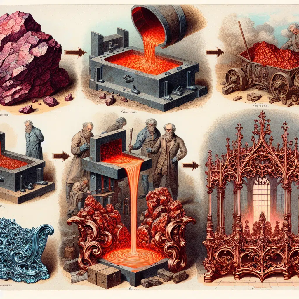 From Iron Ore to Ornate Furniture: The Transformation
