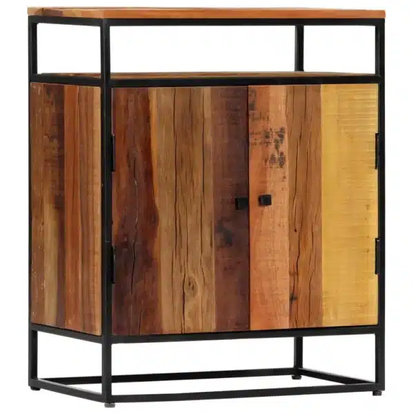 Solid Reclaimed Wood Side Cabinet, Solid Reclaimed Wood Side Cabinet