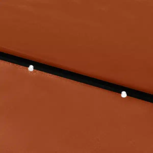 LED Terracotta Parasol, LED Terracotta Parasol 6.6’x9.8
