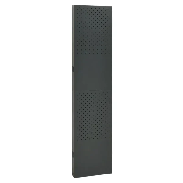 , 4-Panel Room Divider Anthracite 63&#8243;x70.9&#8243; Steel