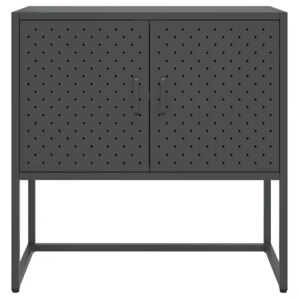 , Sideboard Anthracite 29.5&#8243;x13.8&#8243;x29.5&#8243; Steel