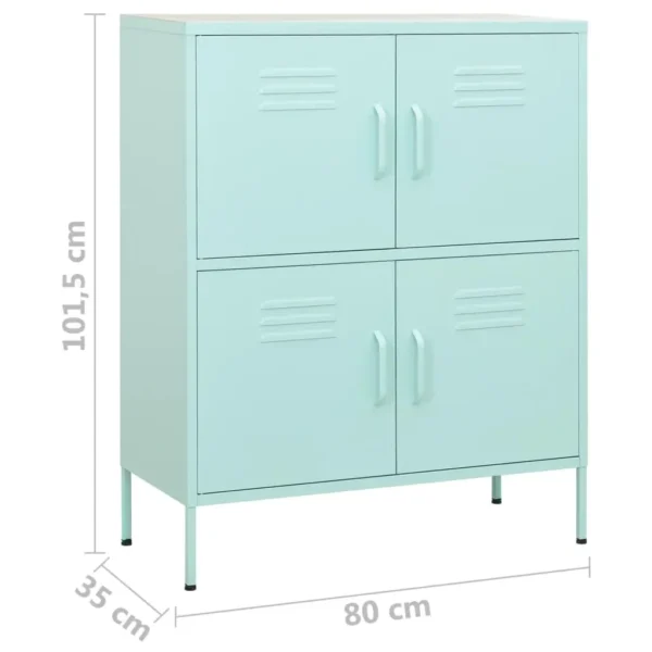 , Storage Cabinet Mint 31.5&#8243;x13.8&#8243;x40&#8243; Steel