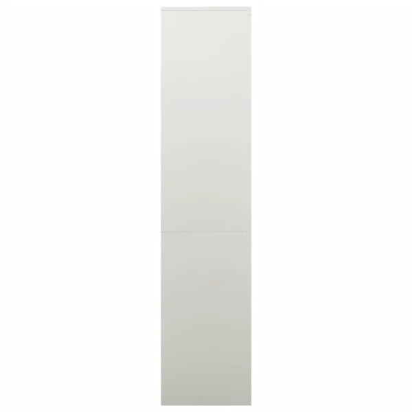 , Office Cabinet Light Gray 35.4&#8243;x15.7&#8243;x70.9&#8243; Steel