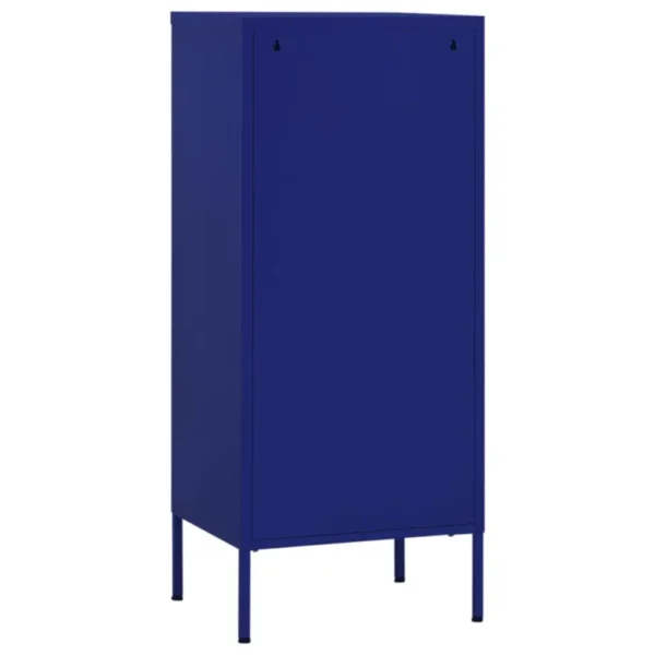 , Storage Cabinet Navy Blue 16.7&#8243;x13.8&#8243;x40&#8243; Steel