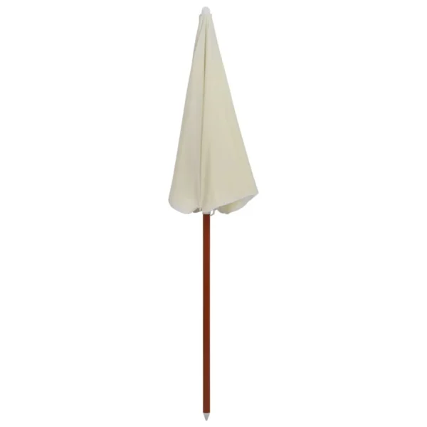 , Parasol with Steel Pole 70.9&#8243; Sand