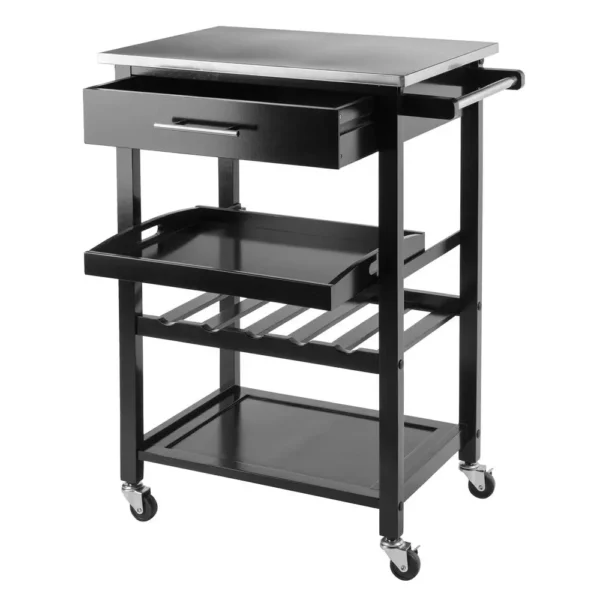 , Anthony Kitchen Cart Stainless Steel