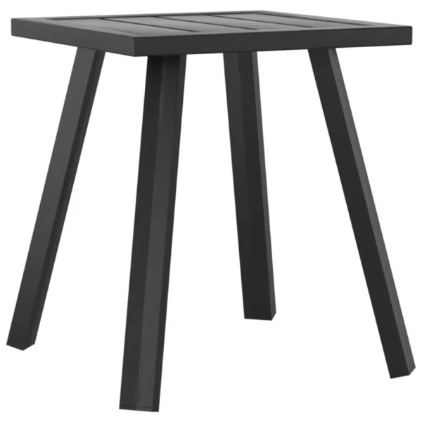 , Patio Table Anthracite 13.4&#8243;x13.4&#8243;x15&#8243; Steel