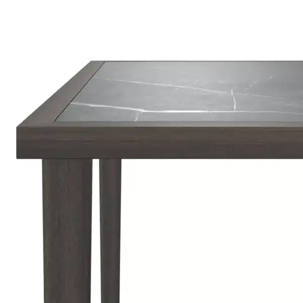 , Patio Table Gray 18.9&#8243;x18.9&#8243;x14.6&#8243; Steel