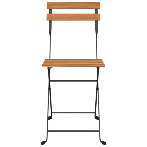 keyword: Folding Teak and Steel Bistro Chairs, Folding Teak and Steel Bistro Chairs