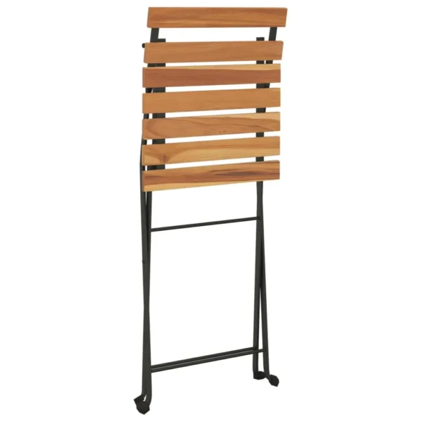 keyword: Folding Teak and Steel Bistro Chairs, Folding Teak and Steel Bistro Chairs