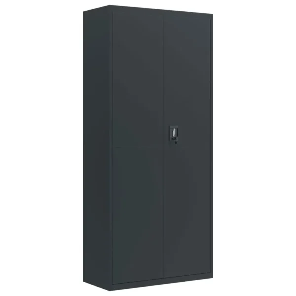 , File Cabinet Anthracite 35.4&#8243;x15.7&#8243;x78.7&#8243; Steel