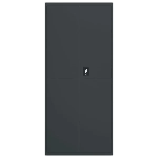 , File Cabinet Anthracite 35.4&#8243;x15.7&#8243;x78.7&#8243; Steel