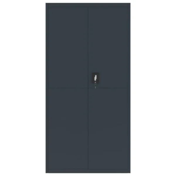, File Cabinet Anthracite 35.4&#8243;x15.7&#8243;x70.9&#8243; Steel