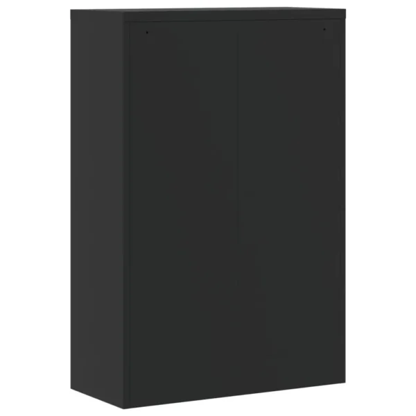 , File Cabinet Black 35.4&#8243;x15.7&#8243;x55.1&#8243; Steel